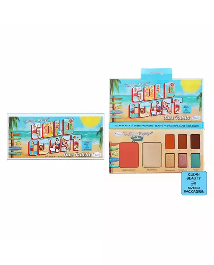 TheBalm Voyage Gold Coast face palette 10g