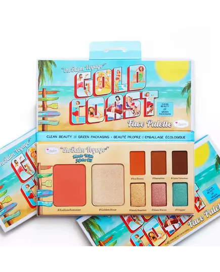 TheBalm Voyage Gold Coast face palette 10g, image 2