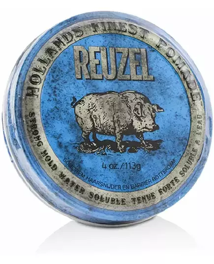 Reuzel Blue Strong Hold Water Soluble Pomade 113g, image 3