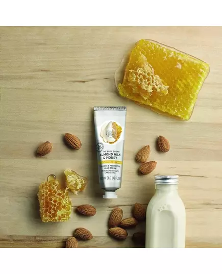 The Body Shop Almond Milk & Honey hand cream 30ml, image 3