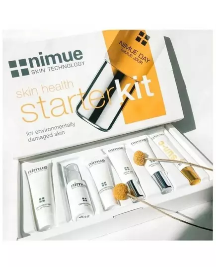 Nimue Environmentally Damaged Skin starter pack: Cleansing Gel 30ml + Conditioner 30ml + Exfoliating Enzyme 15ml + Nimue Day 15ml + Nimue Night 15ml + Sun-C SPF 40  20ml, image 3