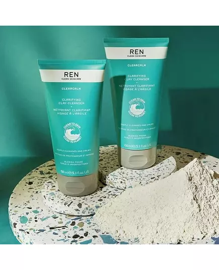 Ren Clearcalm Clarifying Clay Cleanser 150ml, image 3