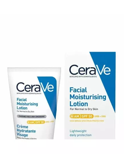 CeraVe SPF50 Moisturising Face Lotion 52 ml, image 2