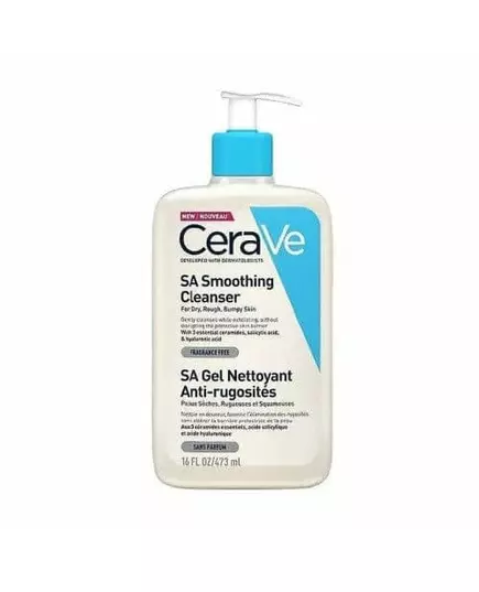 CeraVe SA Smoothing Cleansing Gel 473 ml, image 2