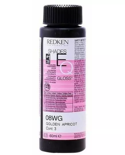 REDKEN Shades EQ #08WG golden apricot dye 60 ml x 3 pcs