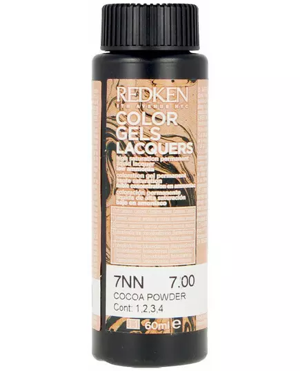 REDKEN Color Gel Lacquers #7NNN-natural cocoa powder 60 ml x 3 Stück