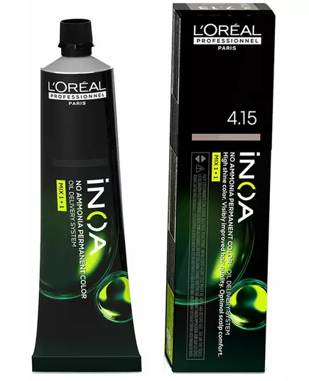 L'Oréal Professionnel Inoa Ammonia-Free Oxidising Hair Colour L'Oréal Professionnel Inoa shade #4,15 60g