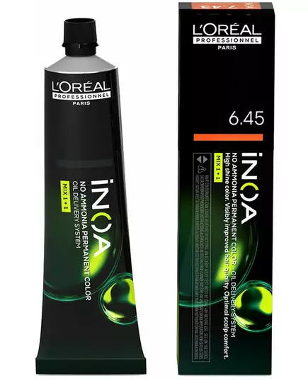 L'Oréal Professionnel Inoa Ammonia-Free Oxidising Hair Colour L'Oréal Professionnel Inoa shade #6,45 60g