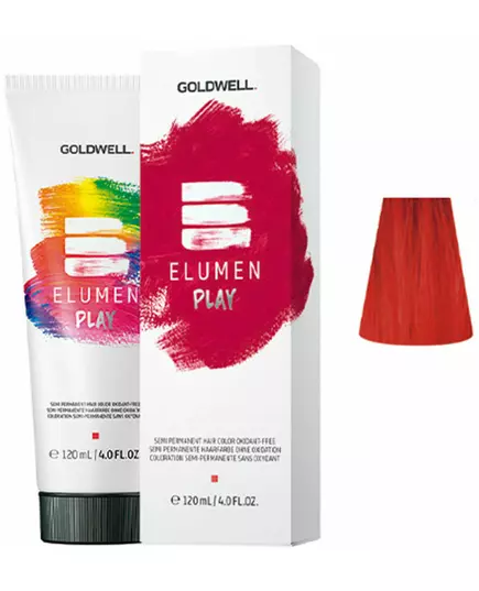 Halbpermanente Farbe GOLDWELL Elumen Play #rot 120 ml