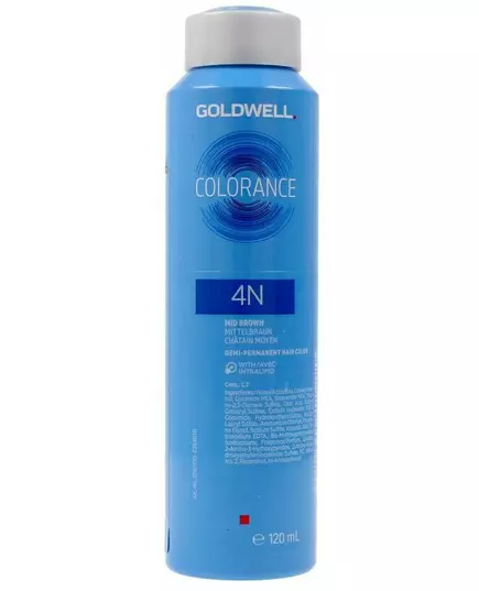 Halbpermanente Farbe GOLDWELL Colorance #4N 120 ml