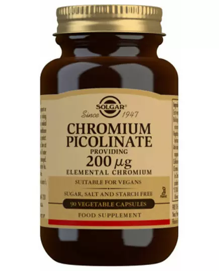 Solgar Chromium Picolinate 200 mcg 90 gélules