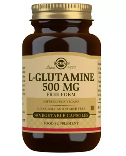 Solgar L-Glutamine 500 mg 50 herbal capsules