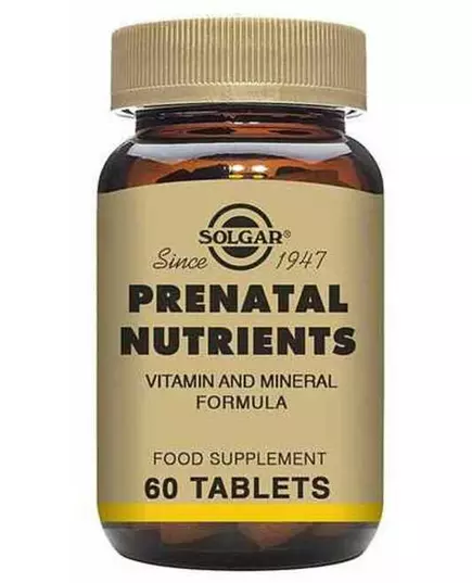 Solgar Prenatal Nutrients 60 tabs.