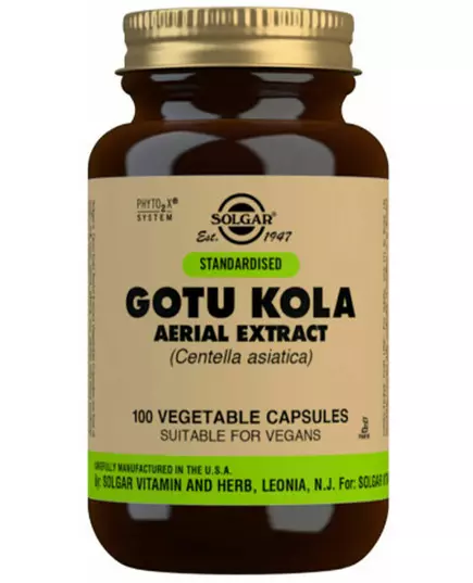 Solgar Centella Asiatica (Gotu Kola) Extract 100 gélules à base de plantes