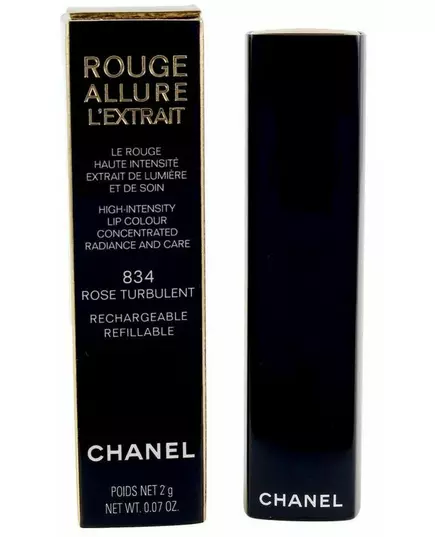 CHANEL Rouge Allure L'Extrait Lipstick shade #834 rose turbulent 2 g, image 2