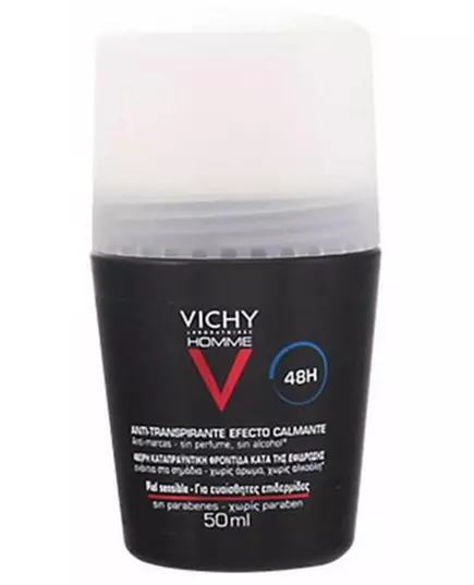 Vichy Homme Déodorant-Rouleau pour peaux sensibles 50 ml