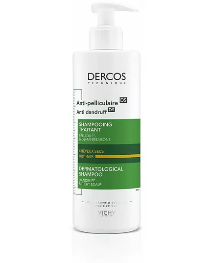 Vichy Dercos Shampooing antipelliculaire pour cheveux secs 390 ml