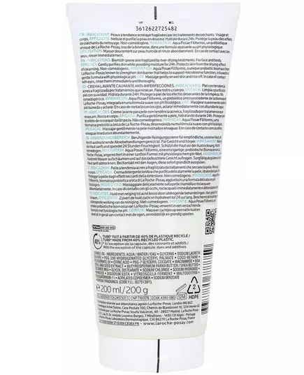 La Roche Posay Effaclar H Crème Nettoyante Iso-Biome 200 ml, image 2