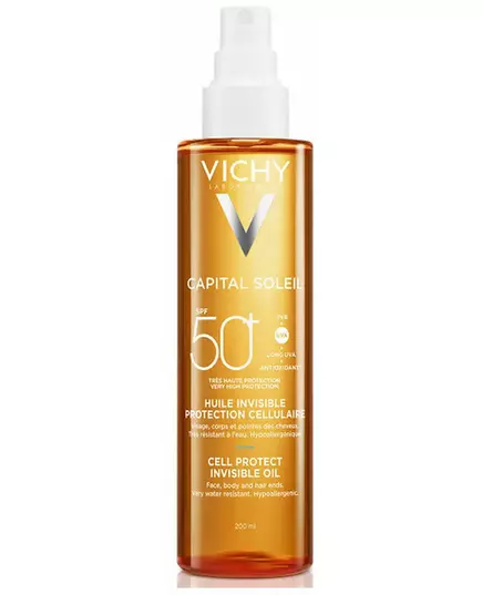 Vichy Capital Soleil Cell Protect Unsichtbares Öl Spray SPF50 200 ml