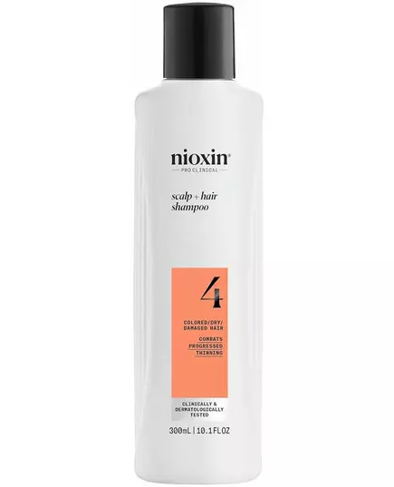 Nioxin System 4 Shampoo for coloured and severely weakened hair 300 ml