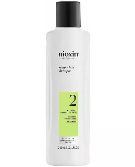 Nioxin System 2 Shampoo for natural hair with significant weakening 300 ml