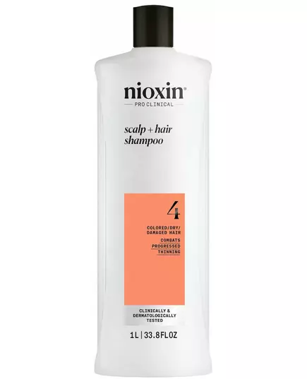 Nioxin System 4 Shampoo for coloured and severely weakened hair 1000 ml