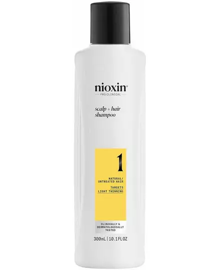 Nioxin System 1 Shampoo for natural hair with mild weakening 300 ml