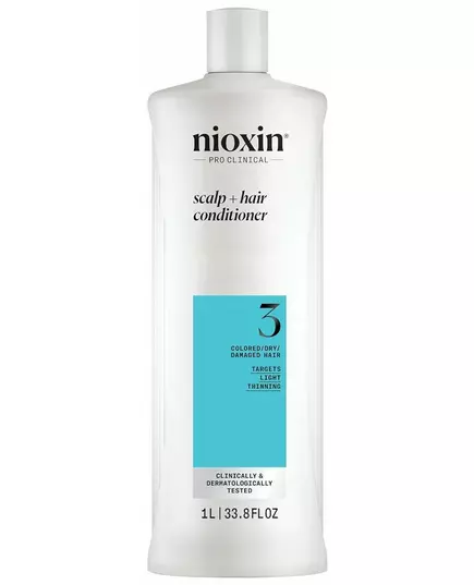 Nioxin System 3 Conditioner for coloured damaged hair with slight weakening 1000 ml