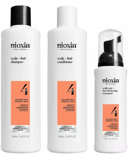 Nioxin System 4 Set for coloured hair with severe weakening 3 pcs