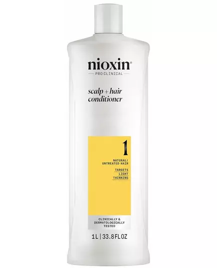 Nioxin System 1 Conditioner for natural hair with slight weakening 1000 ml