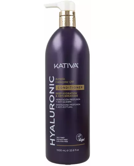 Kativa Hyaluronsäure Keratin & Coenzym Q10 Spülung 1000 ml