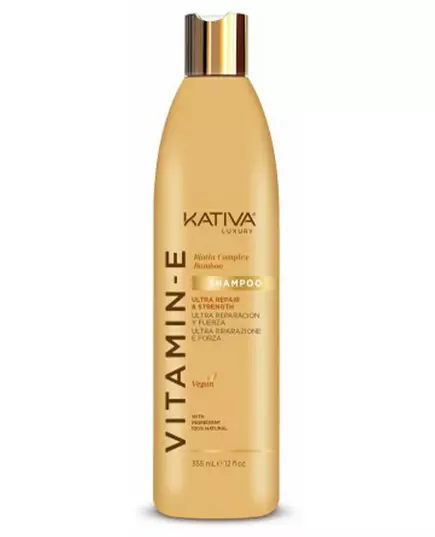 Kativa Vitamin E Shampoo mit Biotin und Bambus 355 ml