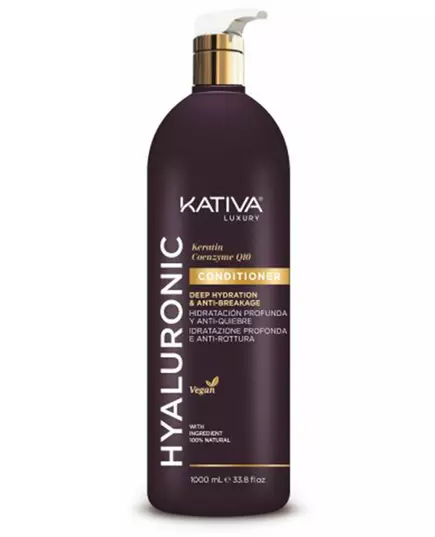 Kativa Hyaluronsäure Keratin & Coenzym Q10 Pflegespülung 1000 ml