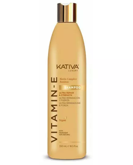 Kativa Vitamin E Shampoo mit Biotin und Bambus 550 ml