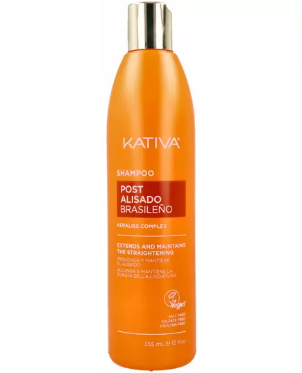 Kativa Shampooing post-lissage à la kératine 355 ml