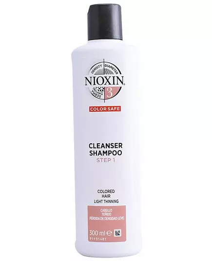 Nioxin Sistema 3 Shampooing pour cheveux légèrement affaiblis et colorés, étape 1, 300 ml