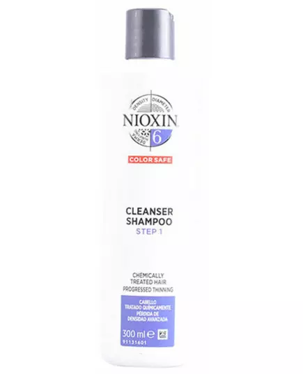 Nioxin Sistema 6 Shampoo for chemically treated and severely weakened hair Step 1, 300 ml