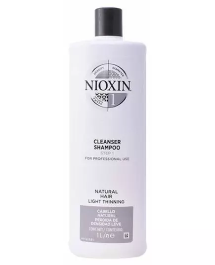 Nioxin System 1 Shampoo for natural hair with slight loss of density Step 1, 300 ml