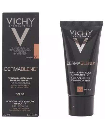 Vichy Dermablend Fond de teint correcteur SPF35 #55-bronze, image 3