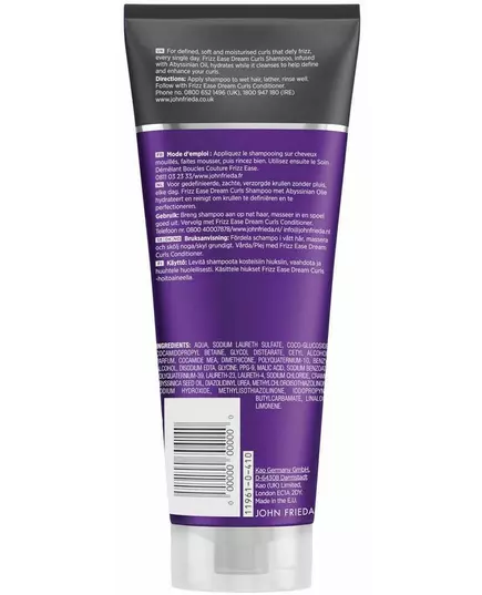 John Frieda Frizz-Ease Shampoo for clear curls 250 ml, image 2