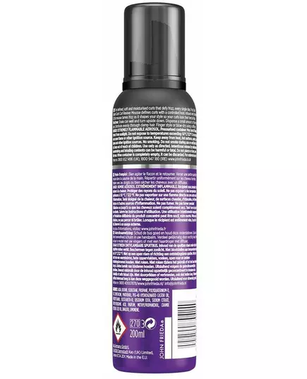 John Frieda Frizz-Ease Foam for Revitalised Curls 200 ml, image 2