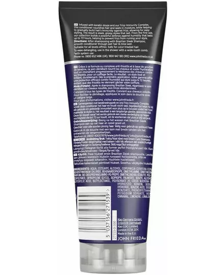 John Frieda Frizz-Ease Brasilianisch Glatt Conditioner 250 ml, Bild 2