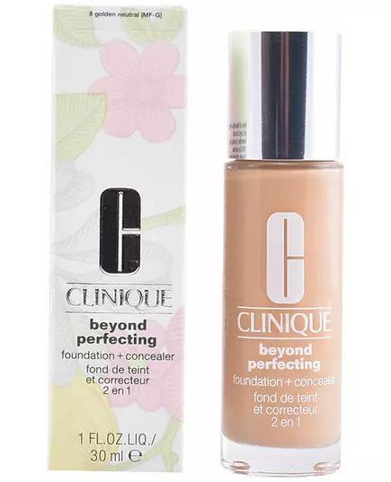 Clinique Beyond Perfecting #08-Golden Neutral foundation cream + concealer