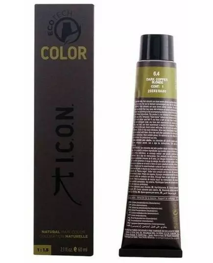 Dye I.C.O.N. Ecotech Natural Color #6.4 Dark Copper Blonde