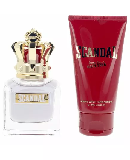 Set Jean Paul Gaultier: Scandal Eau De Toilette For Men 50 ml + Scandal Shower Gel For All Skin Types, 3 Stück
