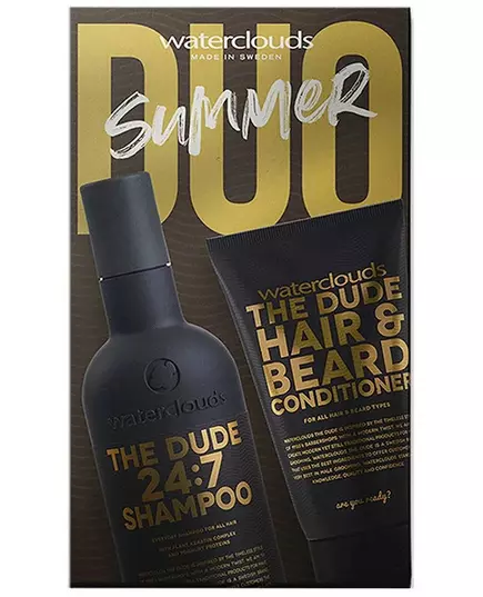 Waterclouds The Dude Summer Duo (Shampooing + Conditionneur cheveux et barbe) 250ml+150ml