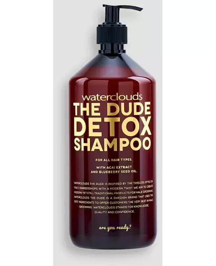 Waterclouds The Dude Detox Shampoo 1000ml, image 2