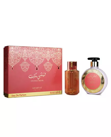 Arabiyat Prestige Lychee Musk Eau de Parfum 100ml + Body Lotion 300ml