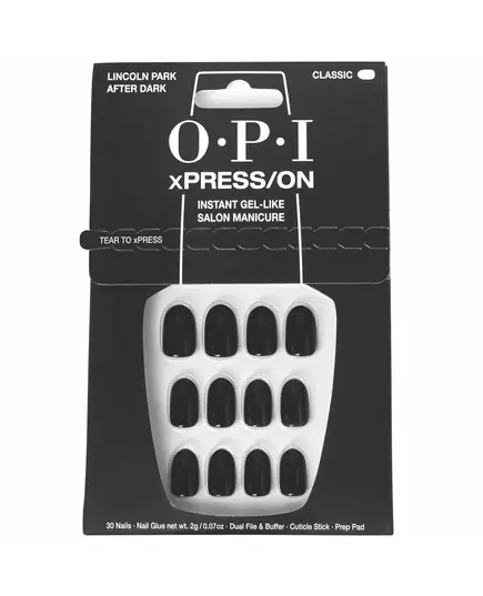 OPI xPress/On Iconic Shades #Lincoln Park After Dark OPI 30 pièces