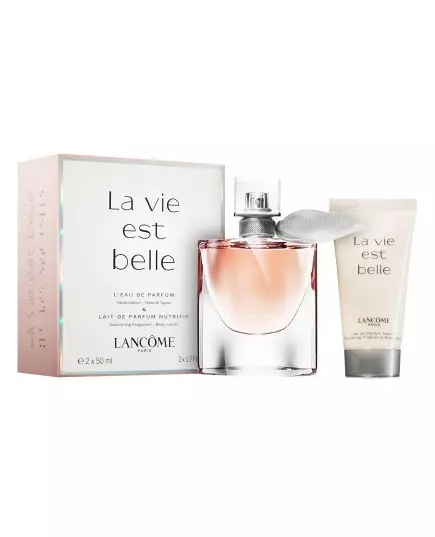 Set Lancome: La Vie Est Belle Eau De Parfum For Women 50 ml + La Vie Est Belle Moisturizing Body Lotion, 2 pièces